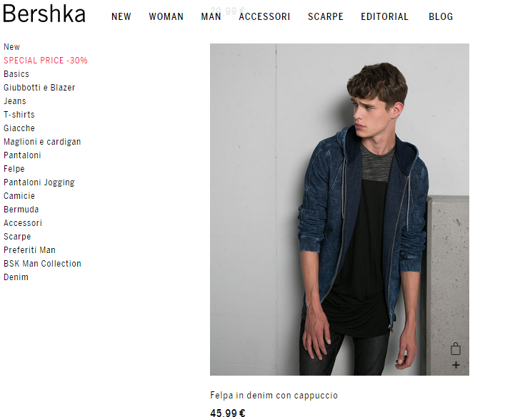 Bershka uomo