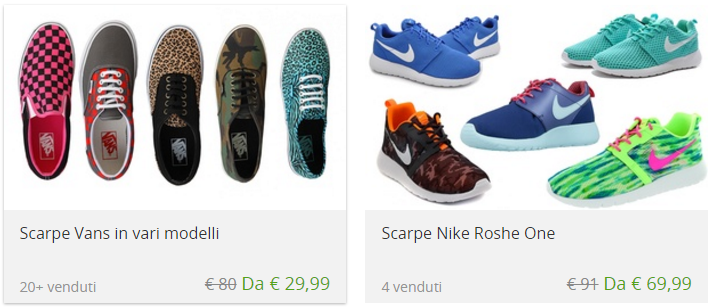 Groupon Shopping scarpe