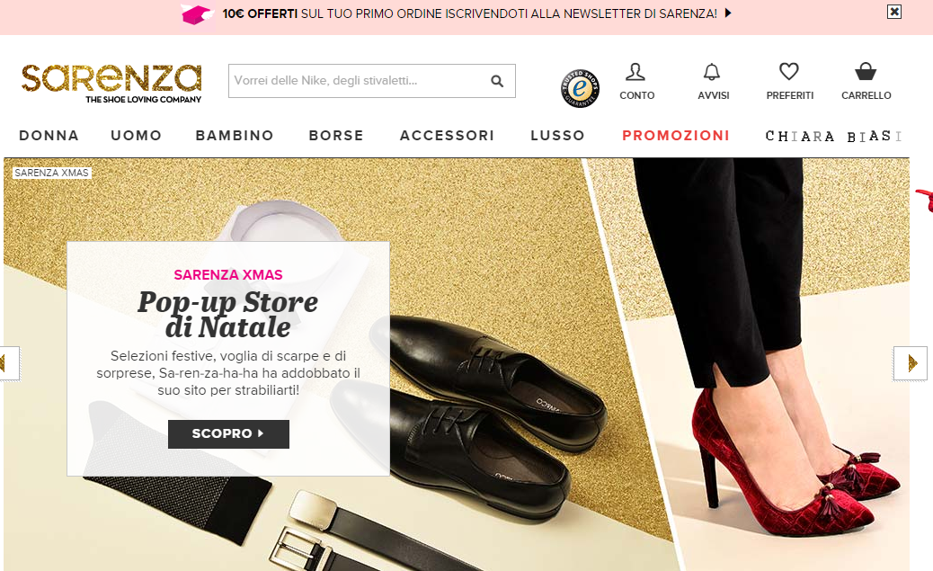 Sarenza opinioni 2024 borse bambino scarpe saldi e lusso