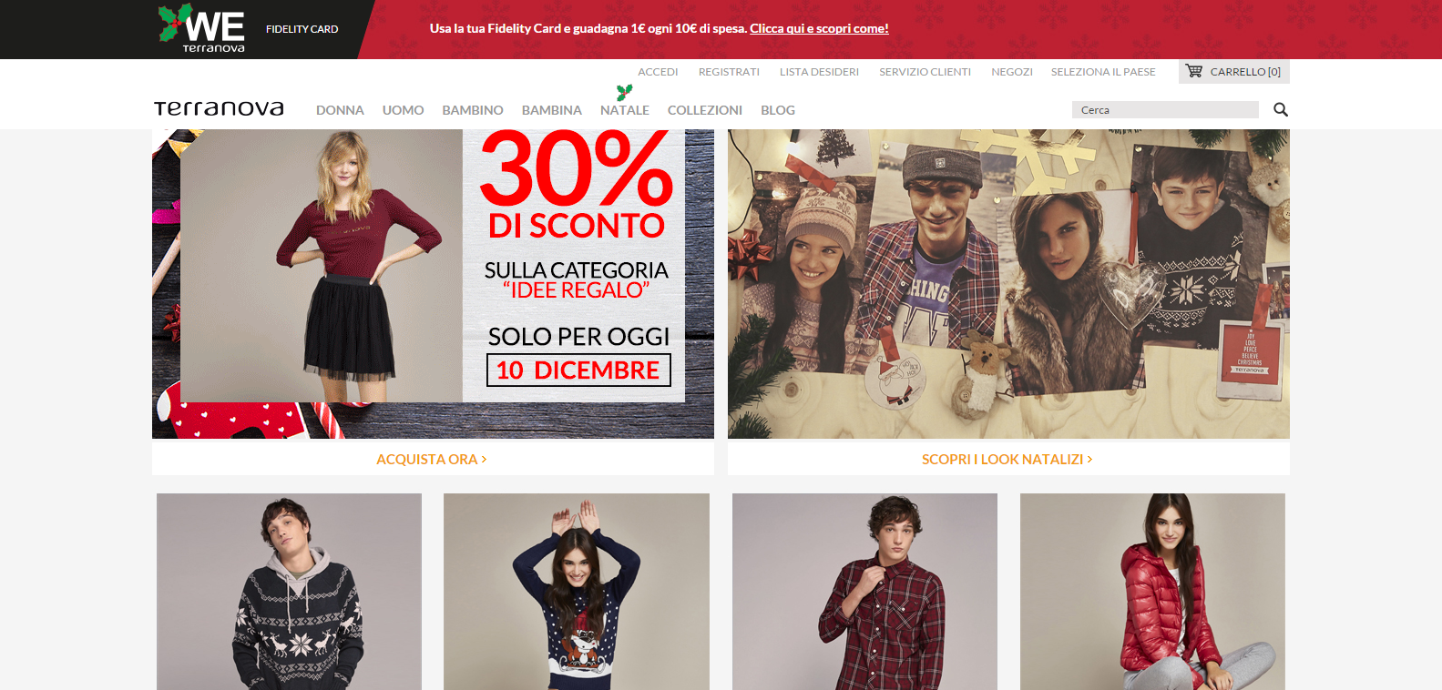 Terranova abbigliamento acquisti on line sale