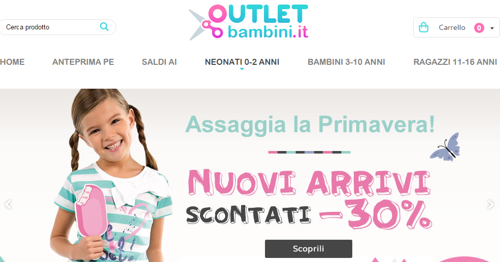 Outlet online Bambini