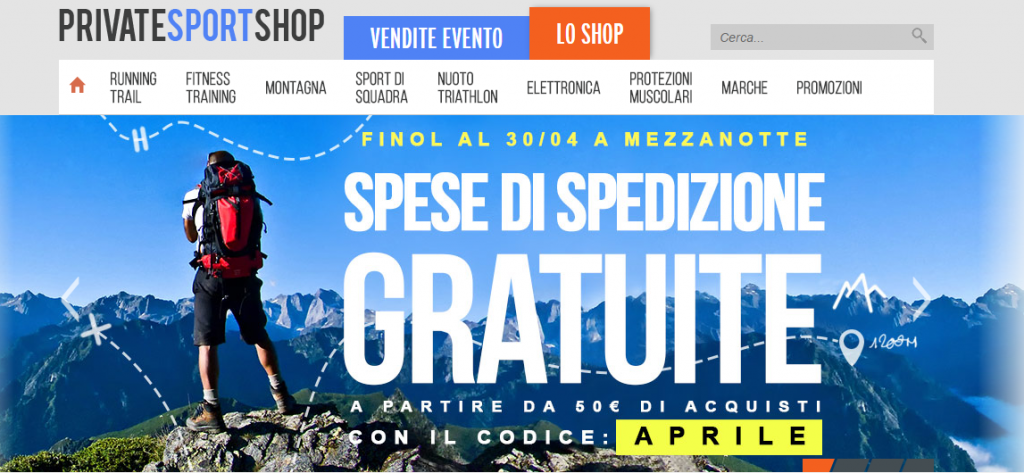 Privatesportshop opinioni