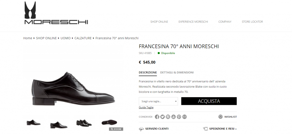 moreschi scarpe