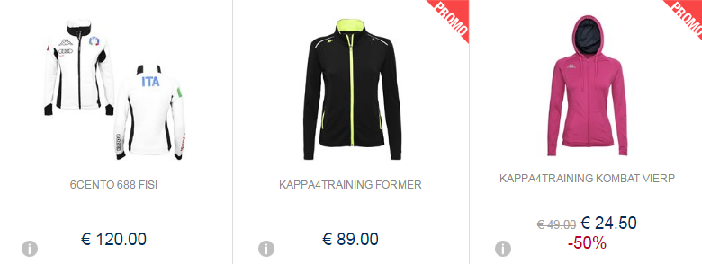 kappa abbigliamento donna