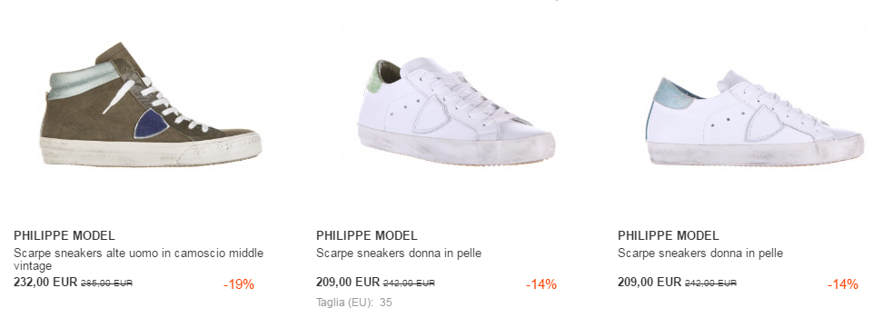philippe model scarpe