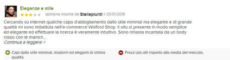 wolford recensioni