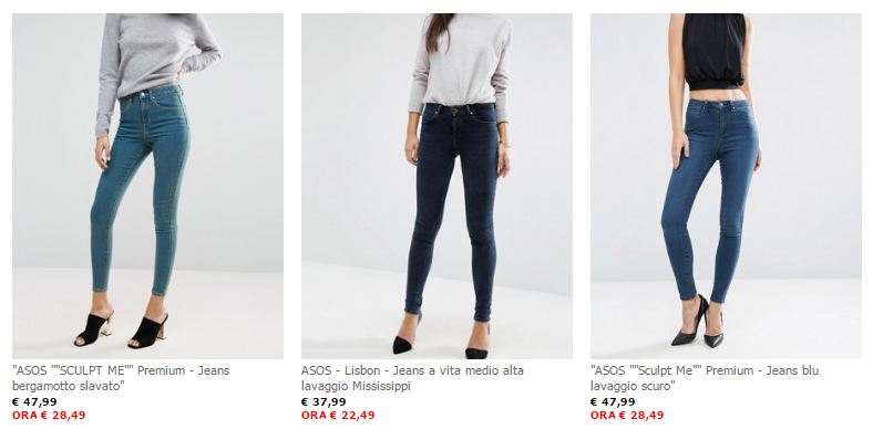 asos saldi 2017 denim