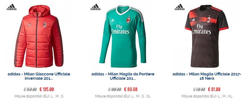 calcioshop abbigliamento