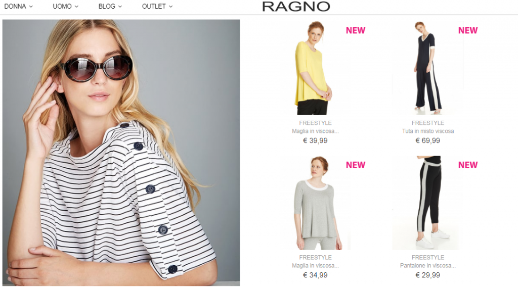 ragno abbigliamento